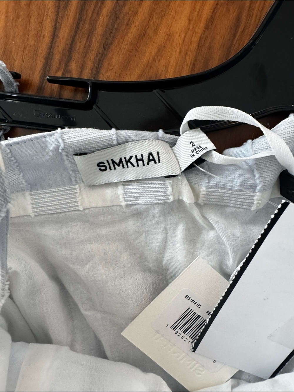 NWT SIMKHAI Periwinkle Sky Multi Gingham Midi Dress | Size 2 | $545 Retail - Picture 5 of 7
